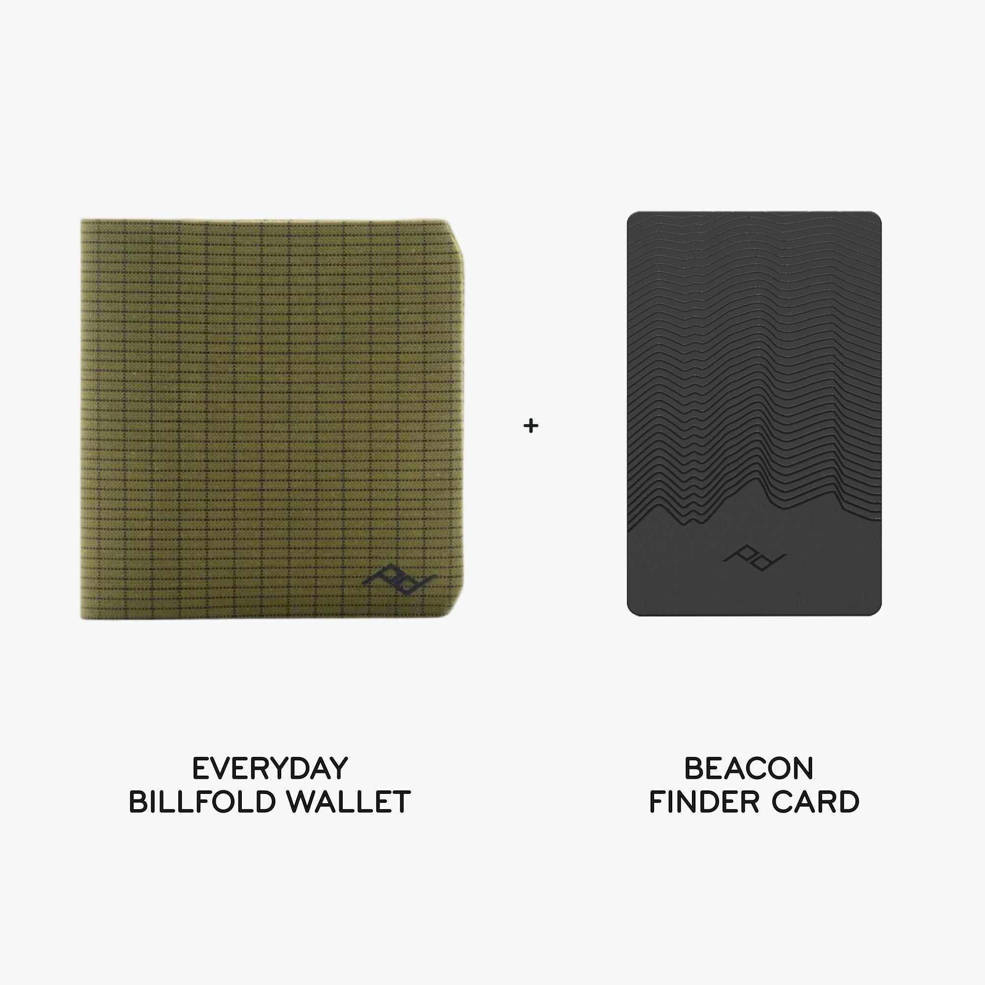 Everyday Billfold Wallet + Beacon Card Bundle 1 | Kelp