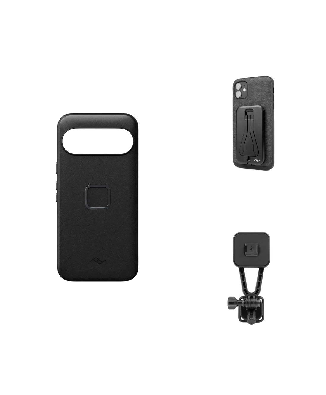 SlimLink Case for Pixel 11 Pro + Bundle 2 | Black Leather