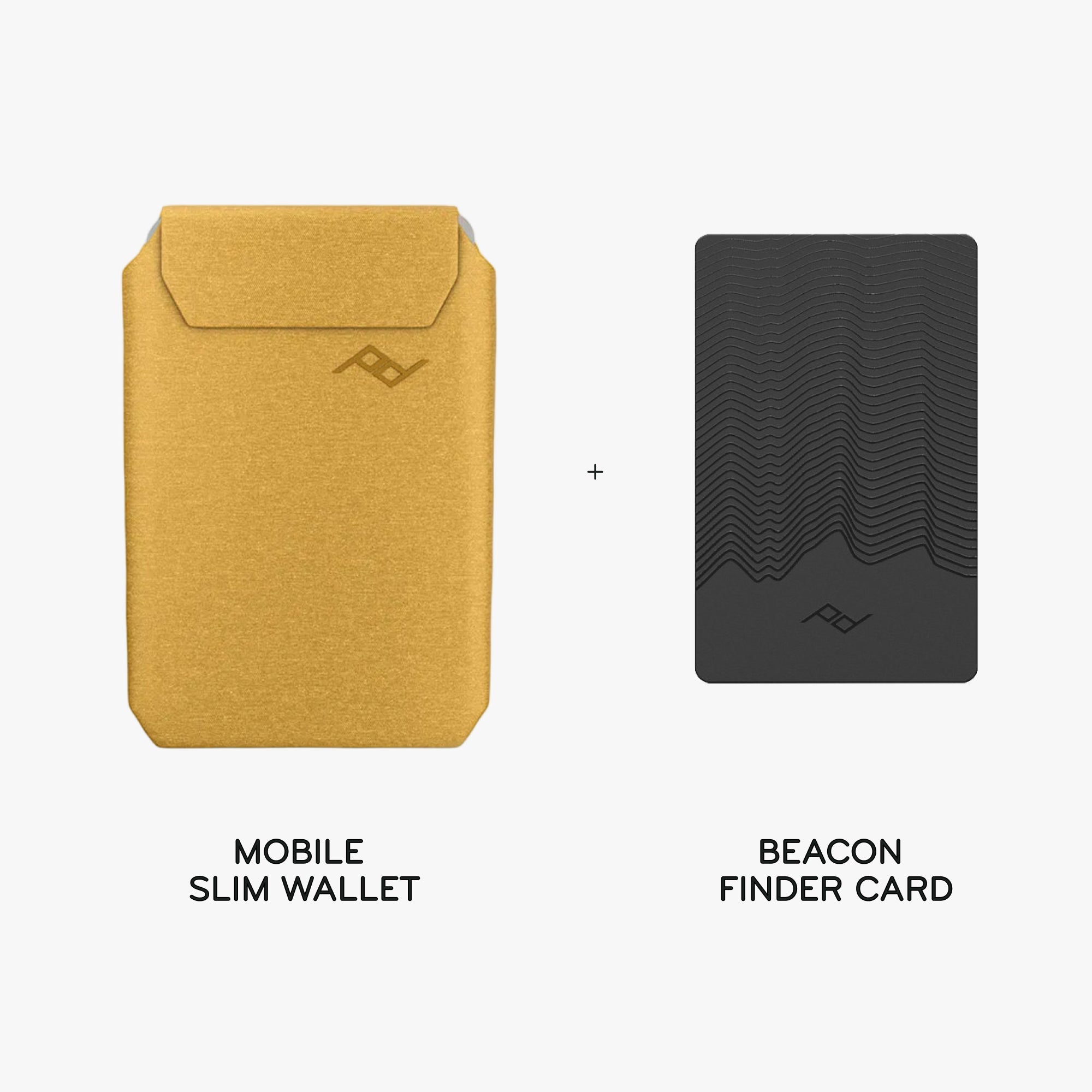 Mobile Slim Wallet  + Beacon Card Bundle 1 | Sun | Fabric